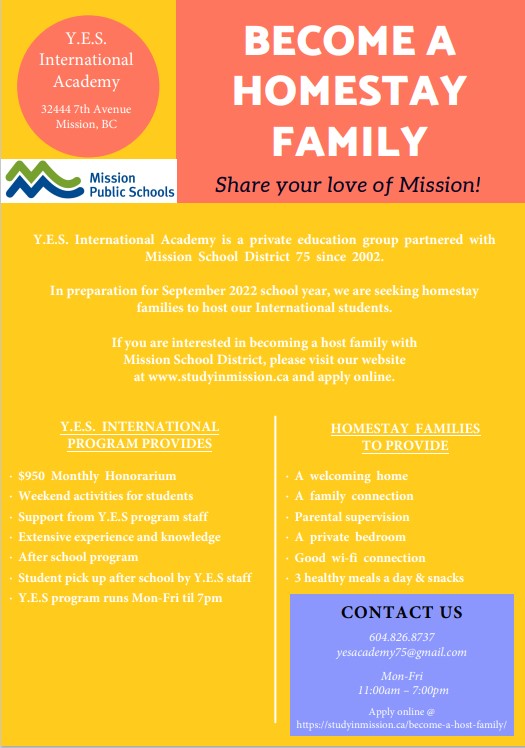 Become A Homestay Family